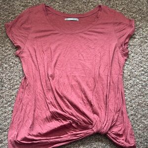 Maurices Dusty Rose Short Sleeve Tee
